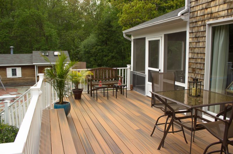 Finished Deck with Furniture